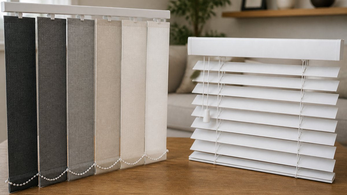 Vertical Blinds vs Venetian Blinds for Living Rooms
