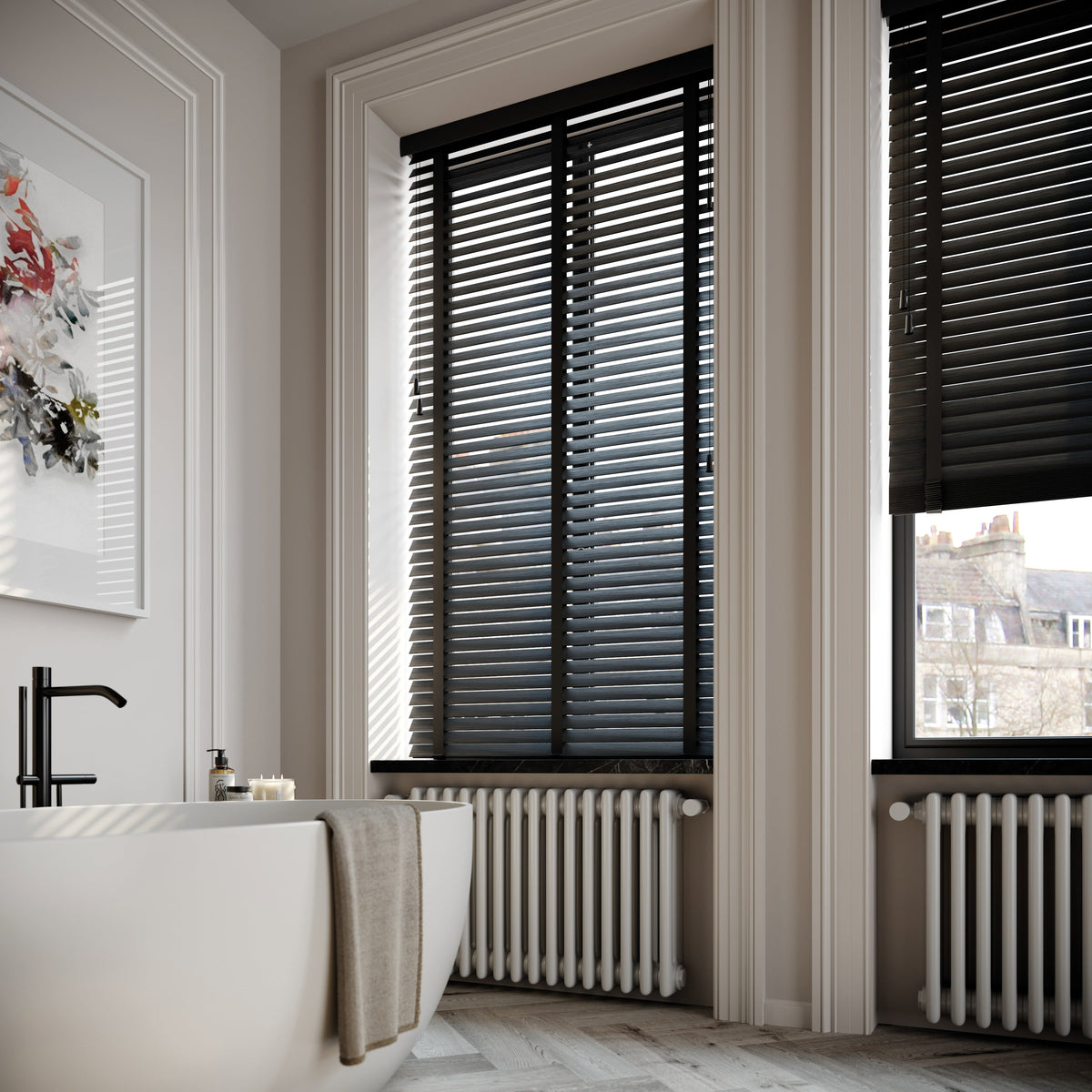 Faux wooden blinds - made to measure faux wood Venetian blinds