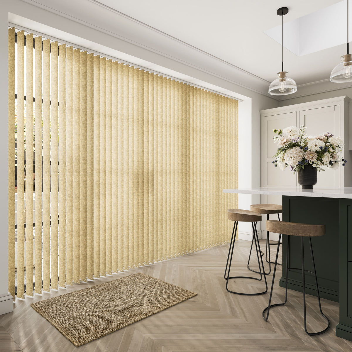 Made to measure 3.5 inch (89mm) vertical blinds
