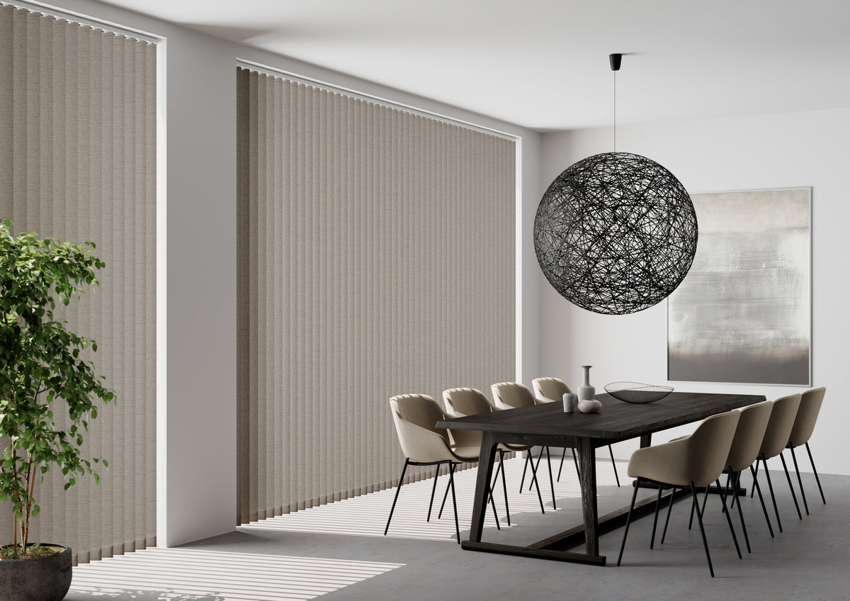 Made to measure vertical blinds from Just Blinds