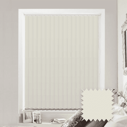 Blackout Cream Replacement Vertical Blind Slats Como Tranquil