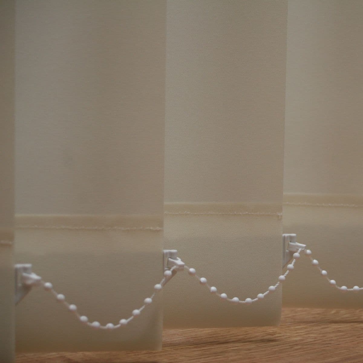 Cream Vertical Blinds | Bella Plain Cream Blackout Vertical Blinds