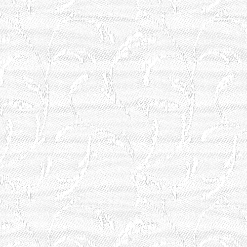 Fleur Chiffon White prestige replacement louvres /slats for vertical blinds 3.5" (89mm)
