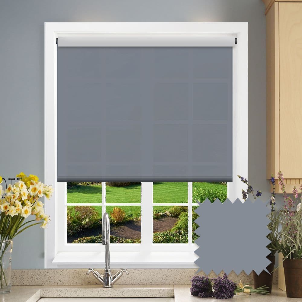 Grey Roller Blind - Splash Sonar