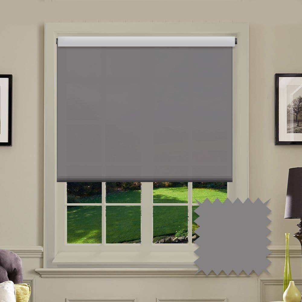 Grey Roller Blind - Splash Venom