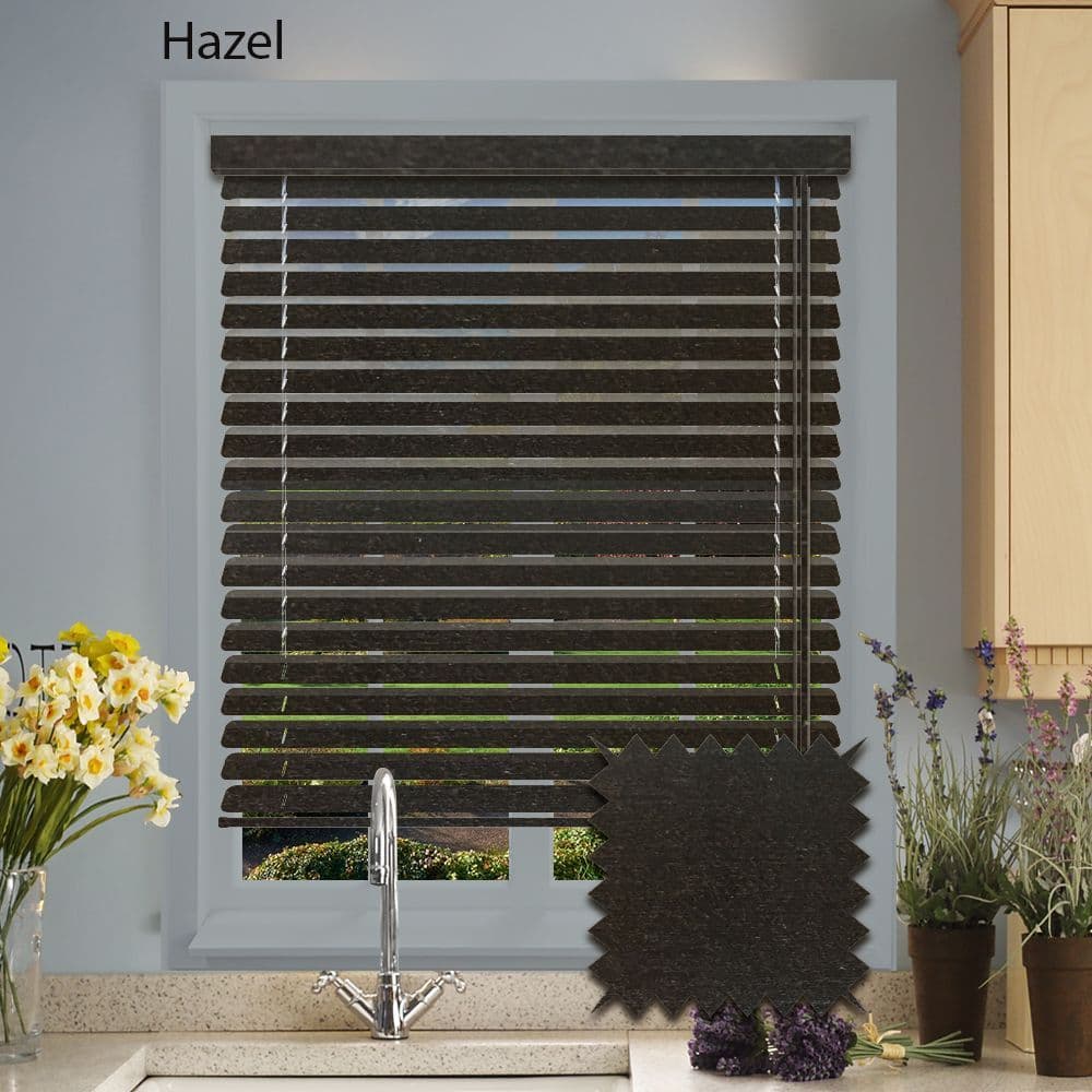 Hazel Sunwood Real Wood Venetian blinds Made to Measure (25mm/35mm/50mm)