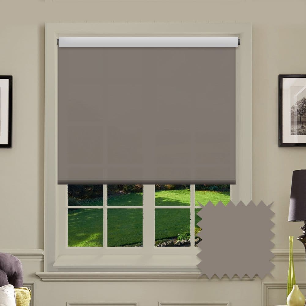 Light Brown Roller Blind - Splash Portobello