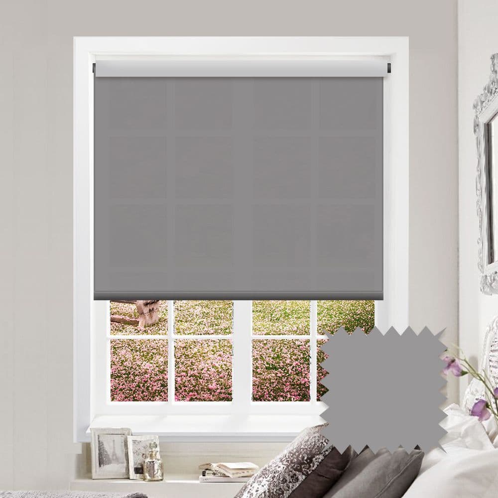 Light Grey Roller Blind - Splash Tropez