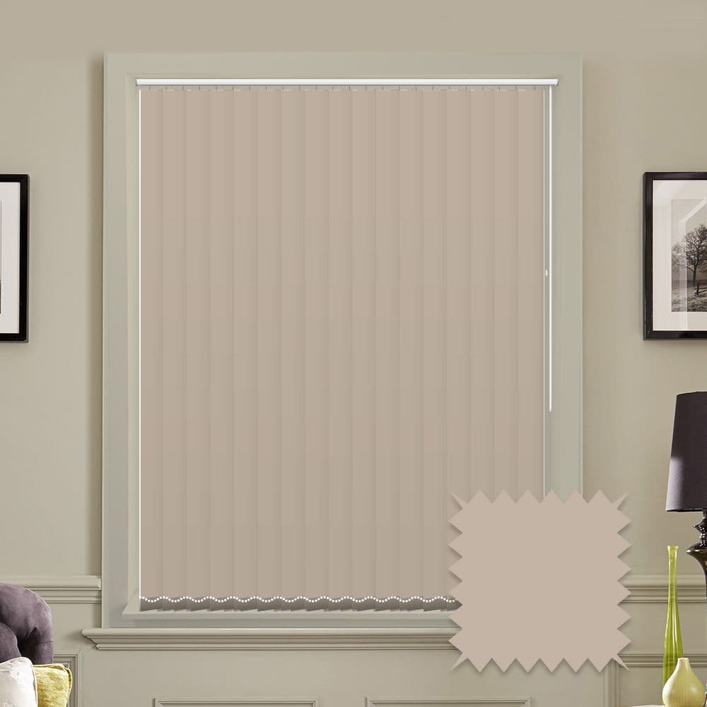 Made to Measure Blackout 5" Unishade Taupe Vertical Blind