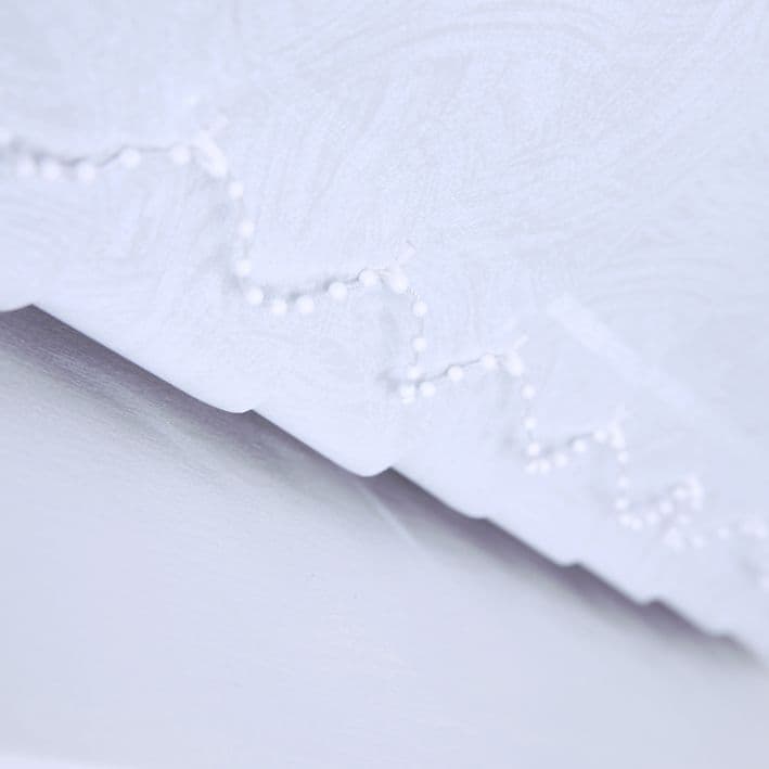 Made to Measure Vertical Blinds in PVC WHITE Blackout fabric in Samba Frost