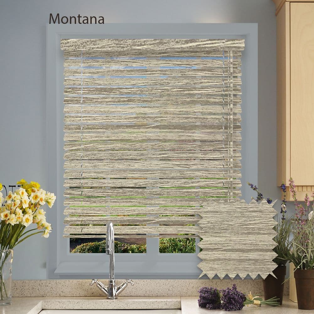 Montana Sunwood 50mm Real Wood Venetian blinds Made to Measure