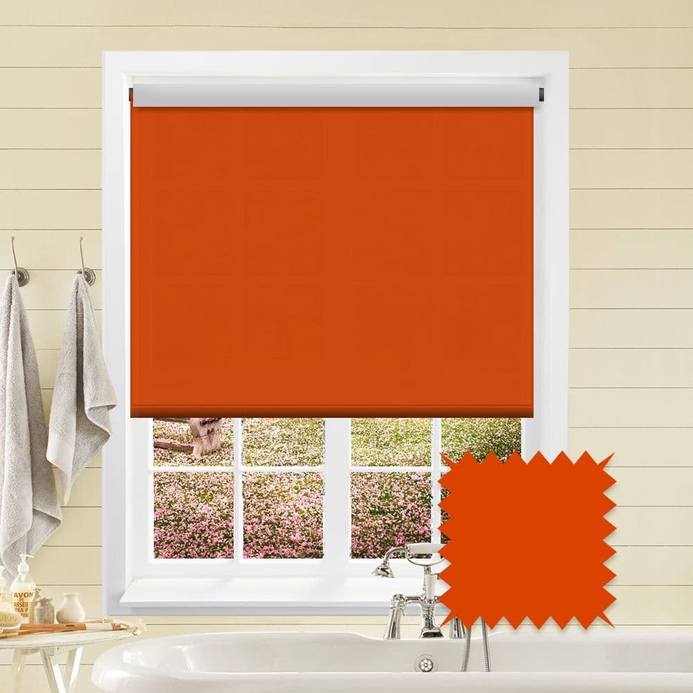 Orange Roller Blind - Splash Jazz