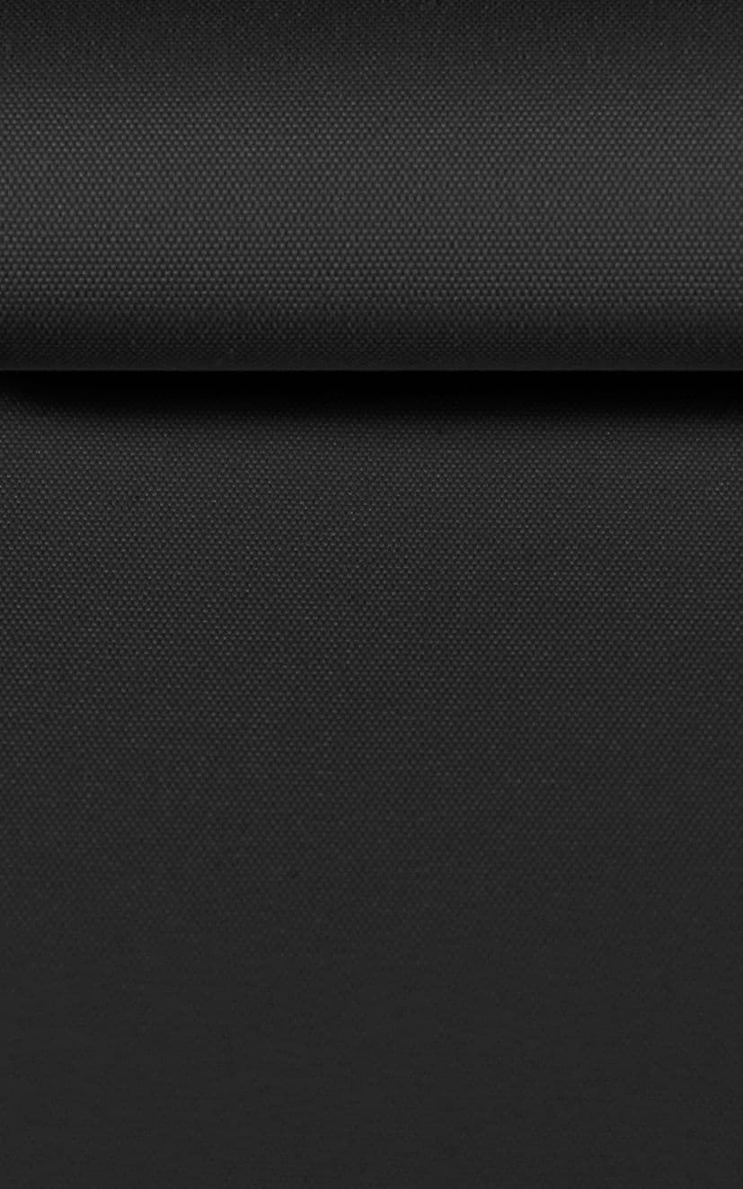 Plain black replacement blind slats for vertical blinds in Splash Noir fabric 3.5" (89mm)