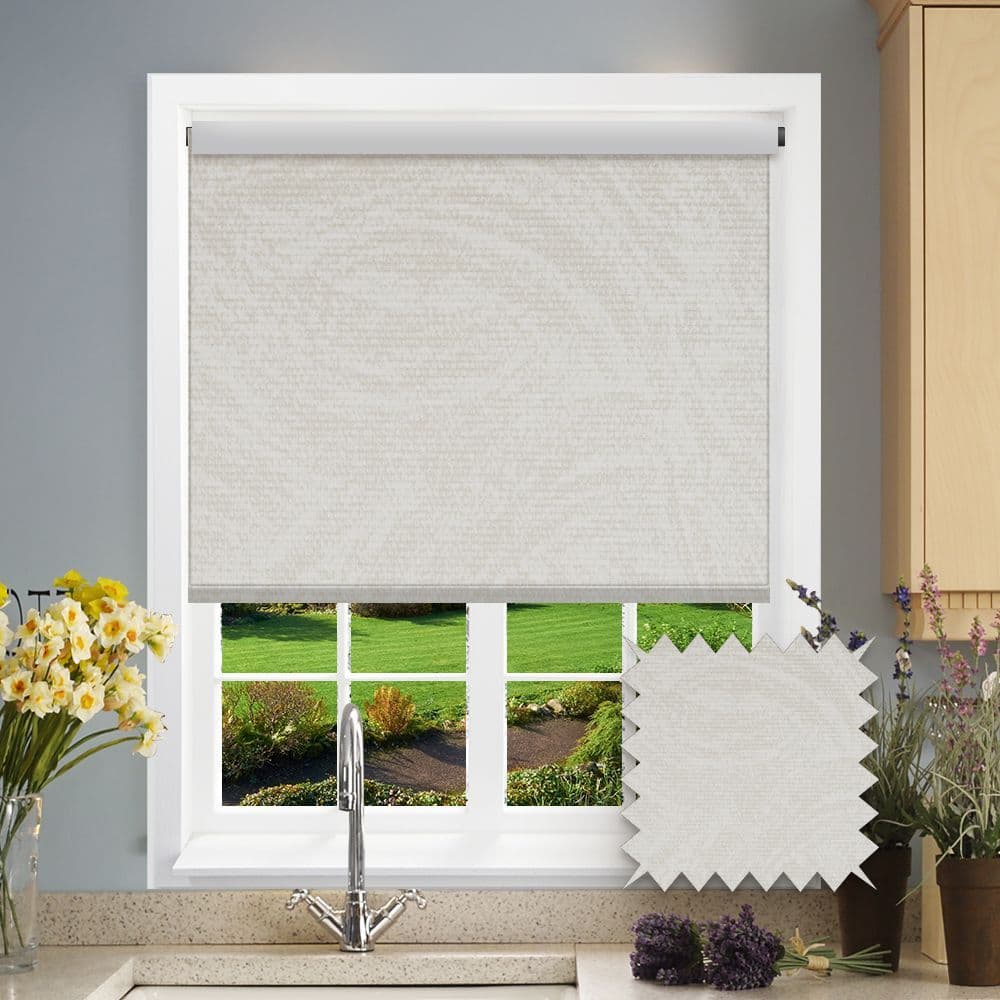 PVC Blackout Samba Oyster Roller Blind