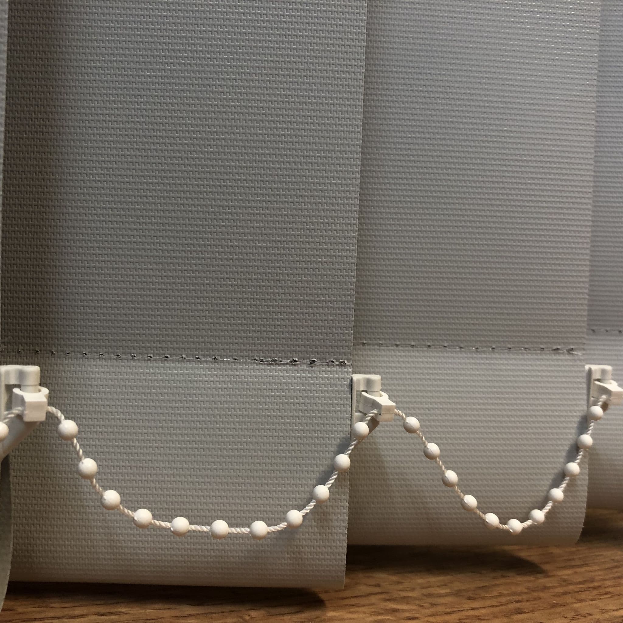 Replacement louvres /slats for vertical blinds 3.5" (89mm) PVC UNILUX GRANITE Grey BLACKOUT