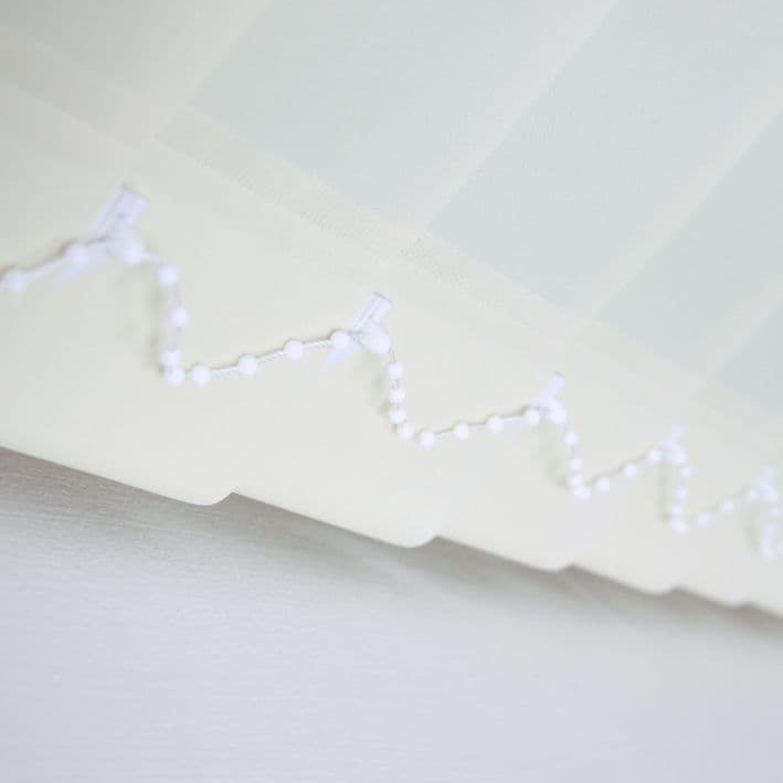 Replacement louvres /slats for vertical blinds 5" inch (127mm) Unicolour Cream