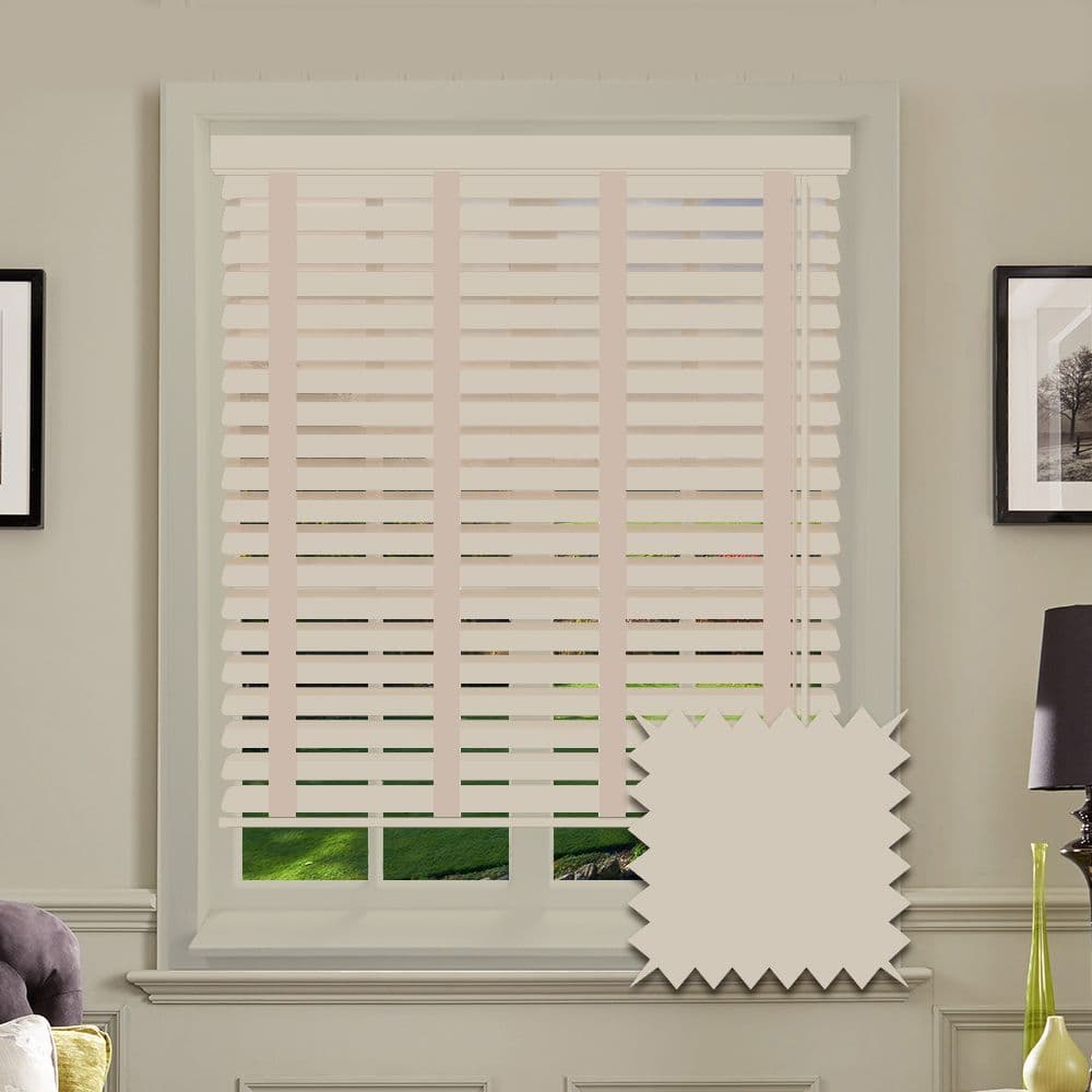 Sunwood Faux Wood Venetian Blinds with Tapes in Gravity