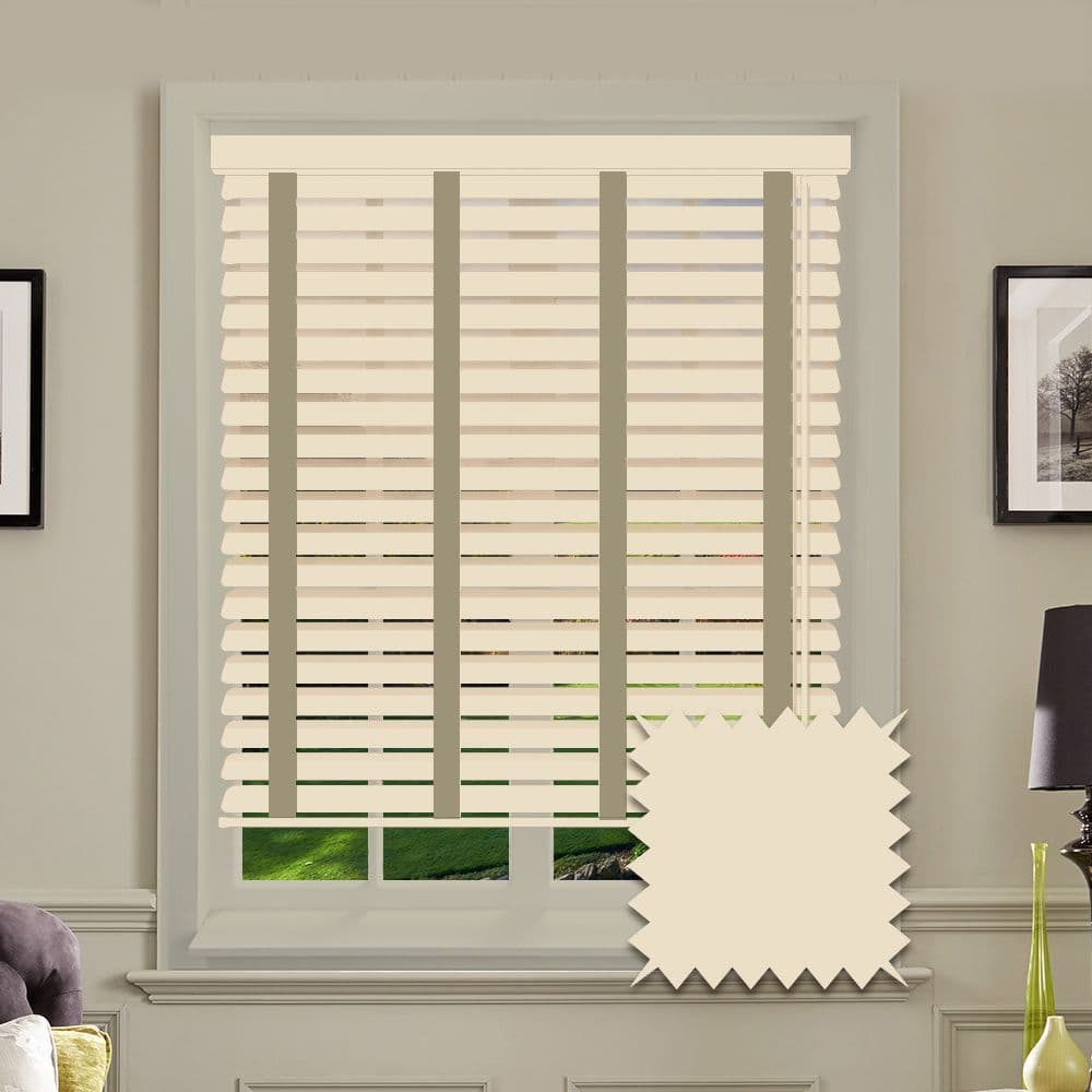 Sunwood Faux Wood Venetian Blinds with Tapes in Linara