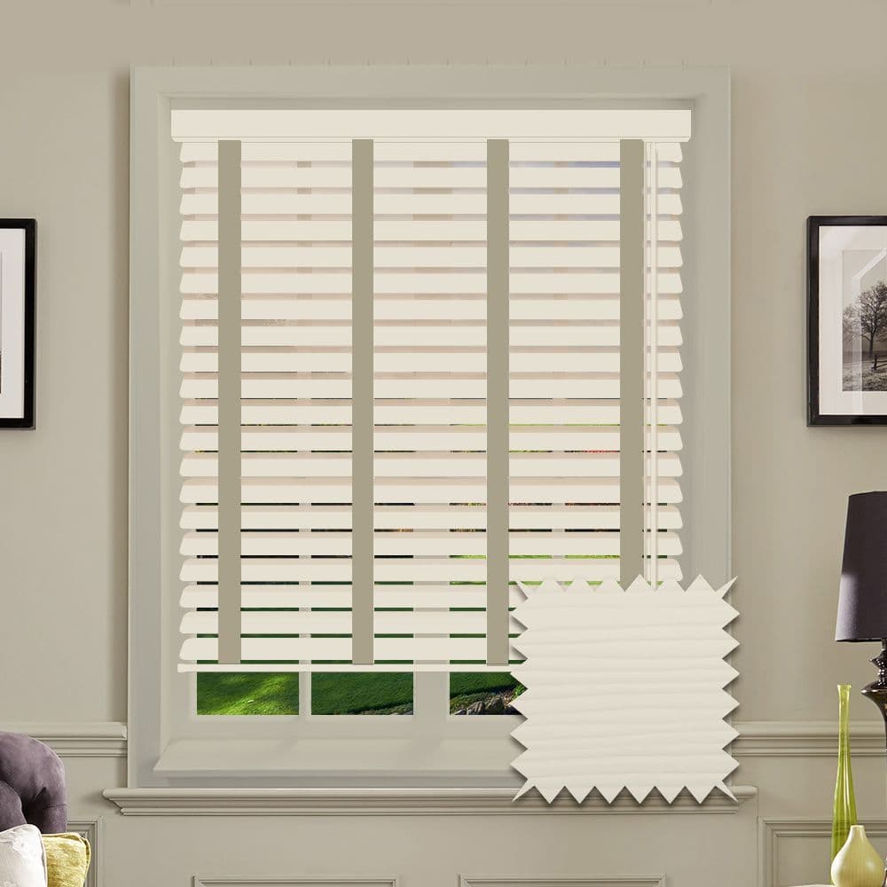 Sunwood Faux Wood Venetian Blinds with Tapes in Mirage Fine Grain