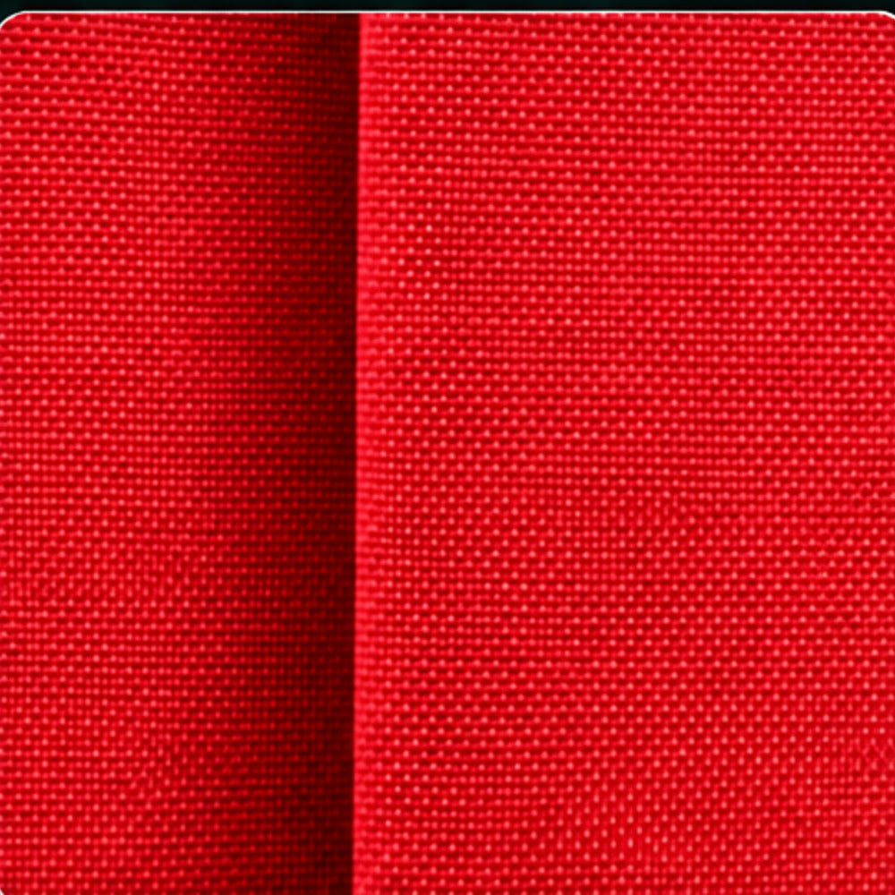 Unicolour Red Vertical Blind Slats fabric close-up