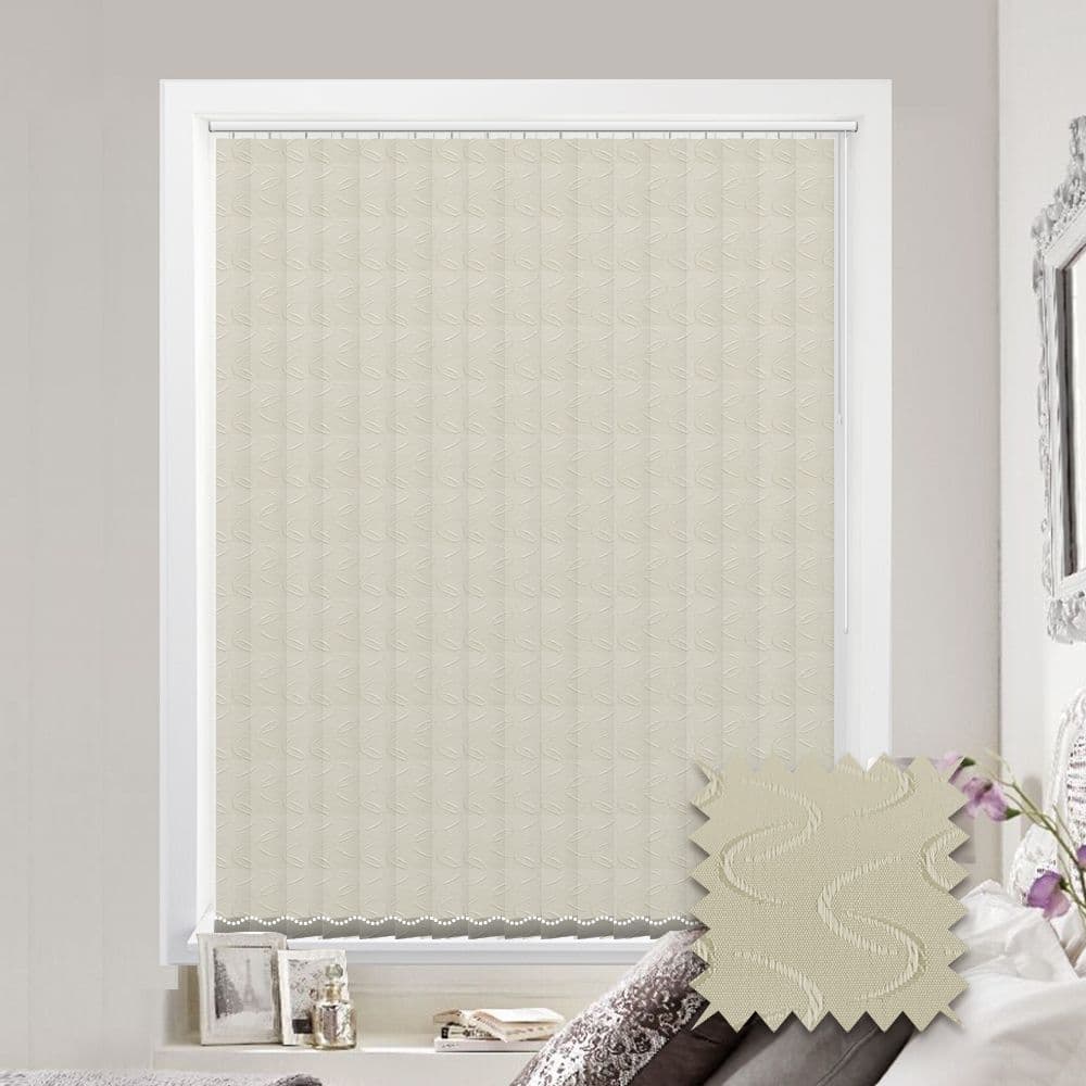 Cameo Cream Vertical Blind Slats (89mm)