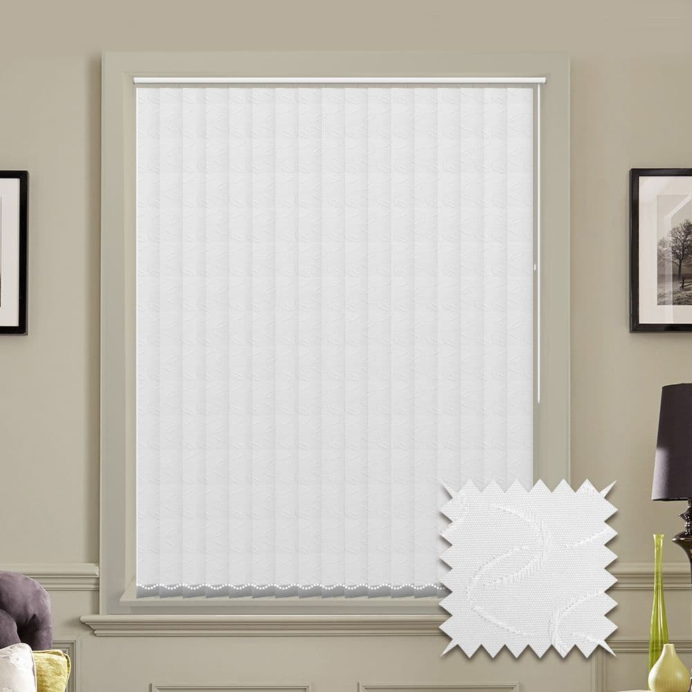 Vertical blinds - Made to Measure vertical blind in Cameo White