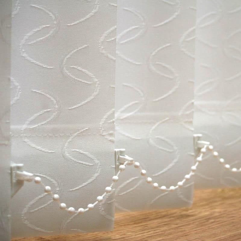 Vertical blinds - Made to Measure vertical blind in Cameo White