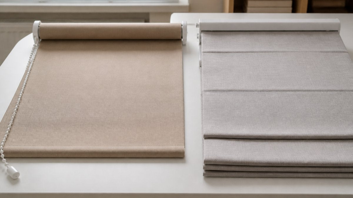 Roller Blinds vs Roman Blinds: Pros and Cons