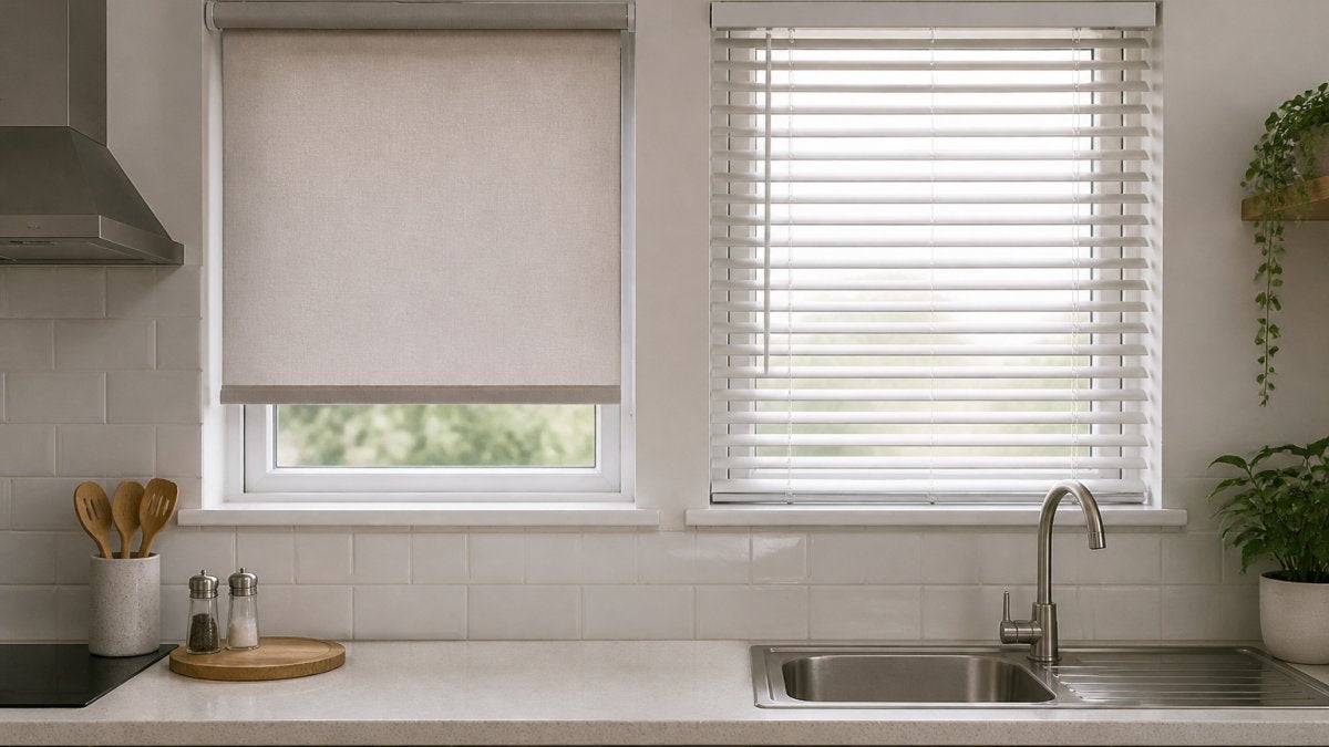 Roller Blinds vs Venetian Blinds for Kitchens