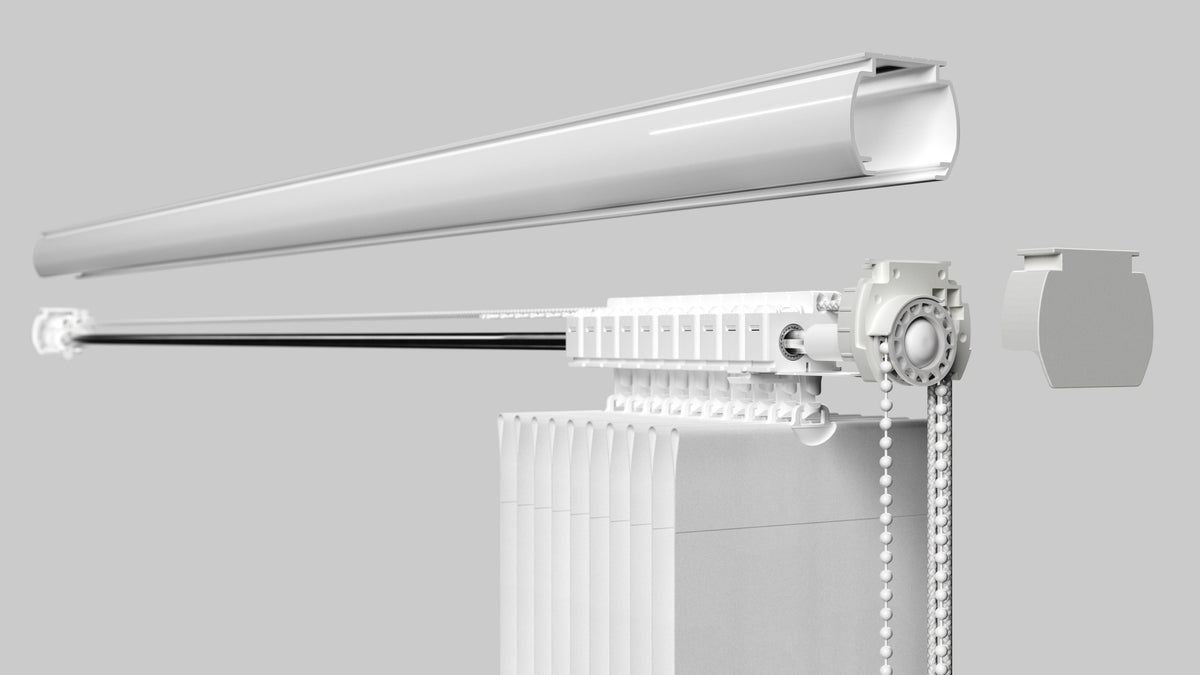 Vertical Blind Spares - Blind Rails- Blind Brackets - Replacement Blind ...