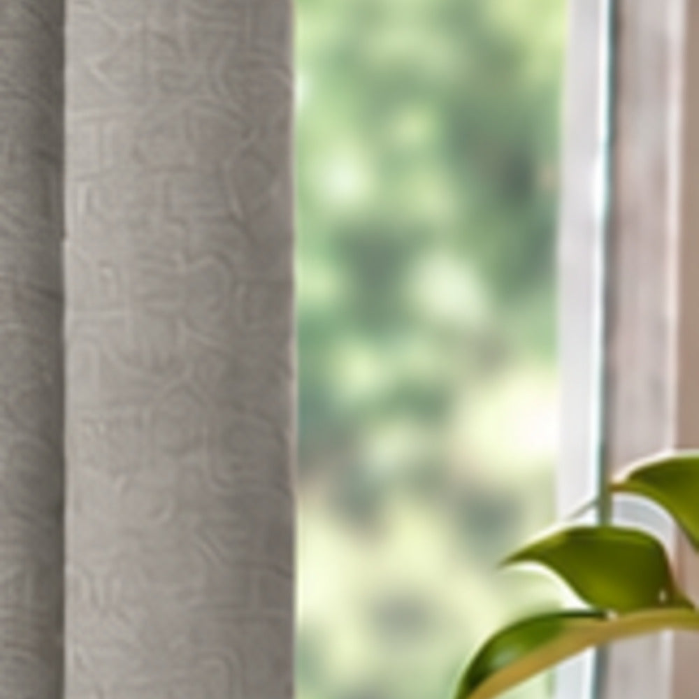 Bella Gable Blackout Vertical Blind Slats fabric close-up