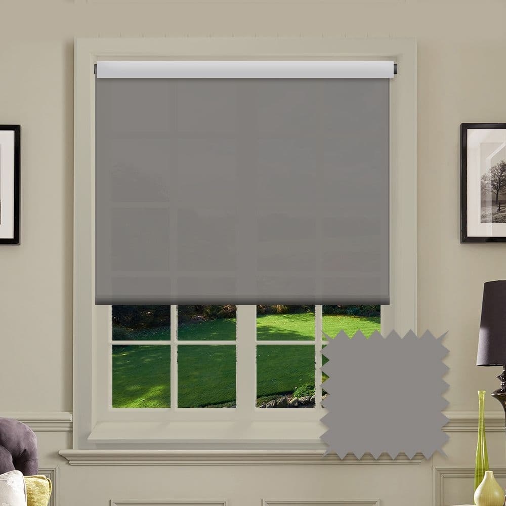 Grey Roller Blind - Splash Flint