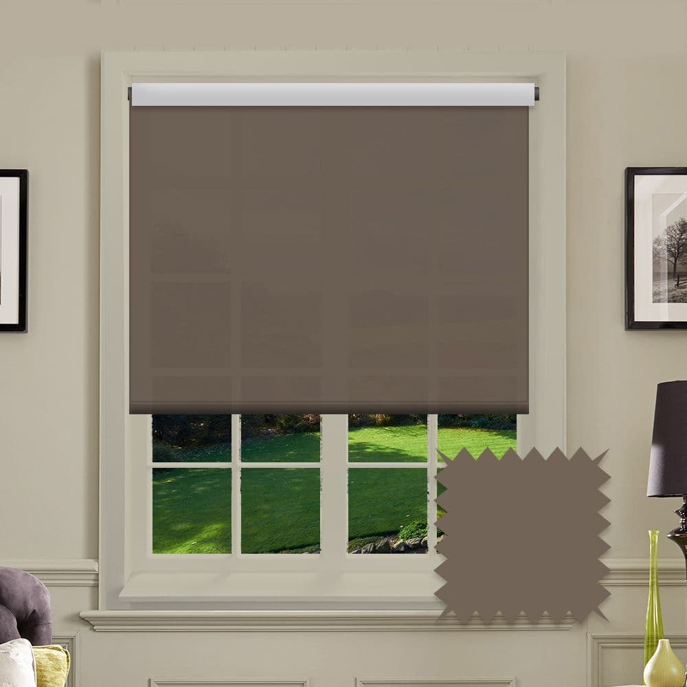 Light Brown Roller Blind - Splash Havana