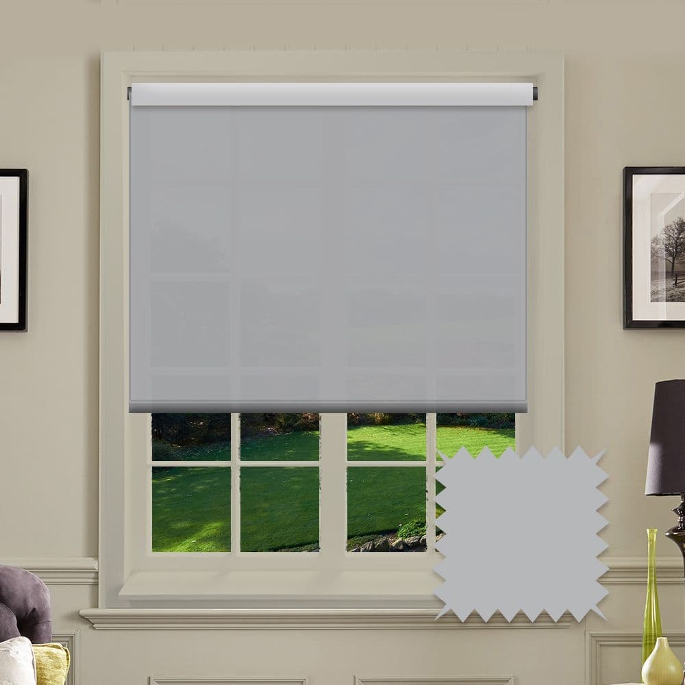 Light Grey Roller Blind - Splash Gable