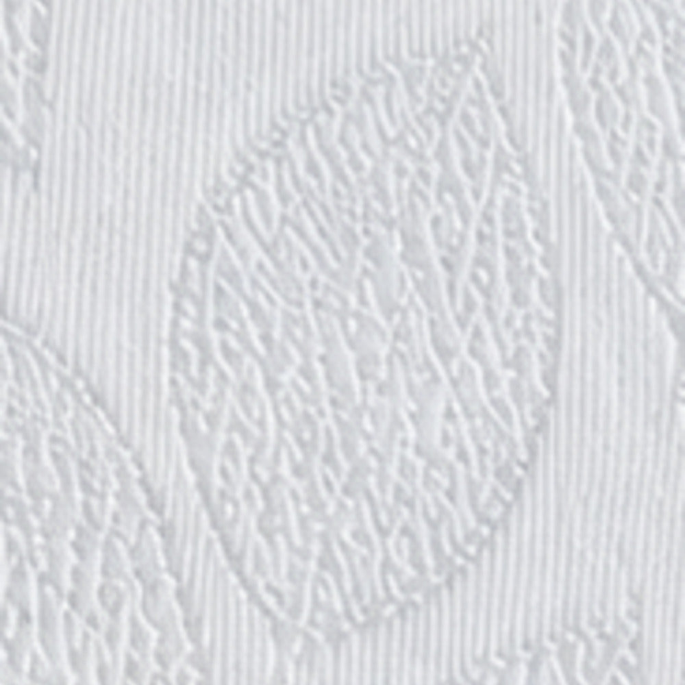 Linden Snowdrop White Vertical Blind Slats fabric close-up