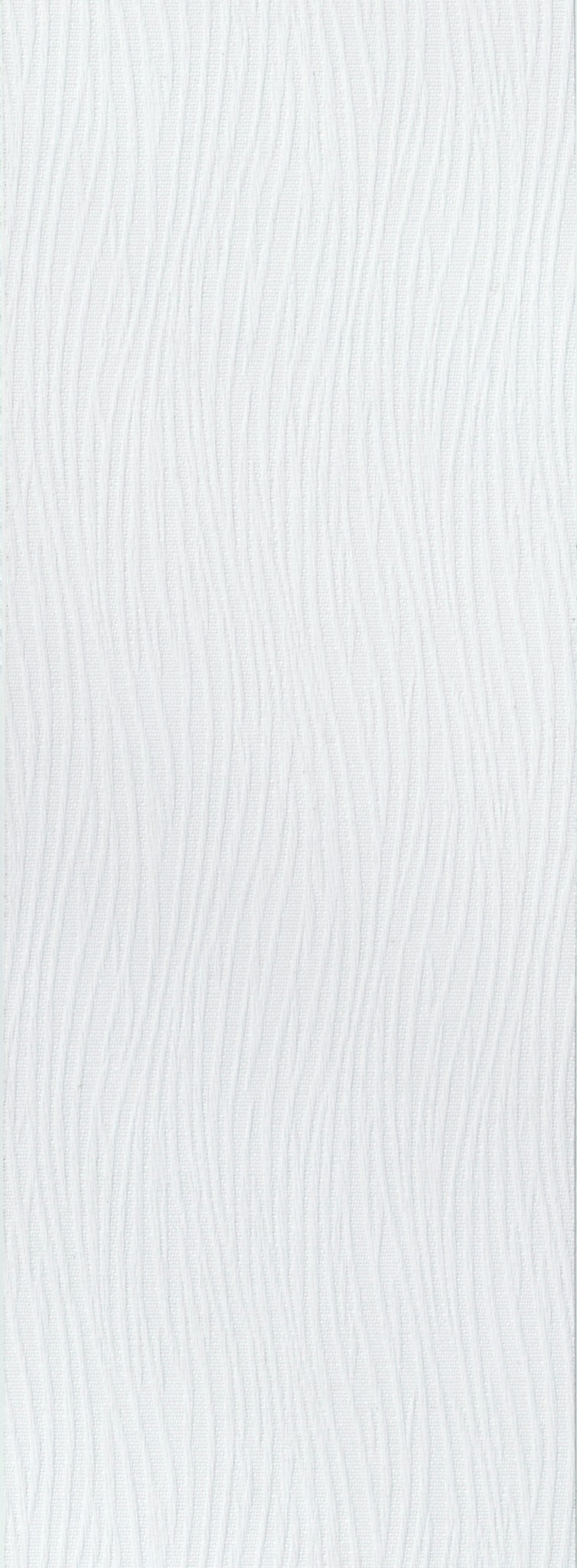 Lucca White blackout vertical blind fabric close-up