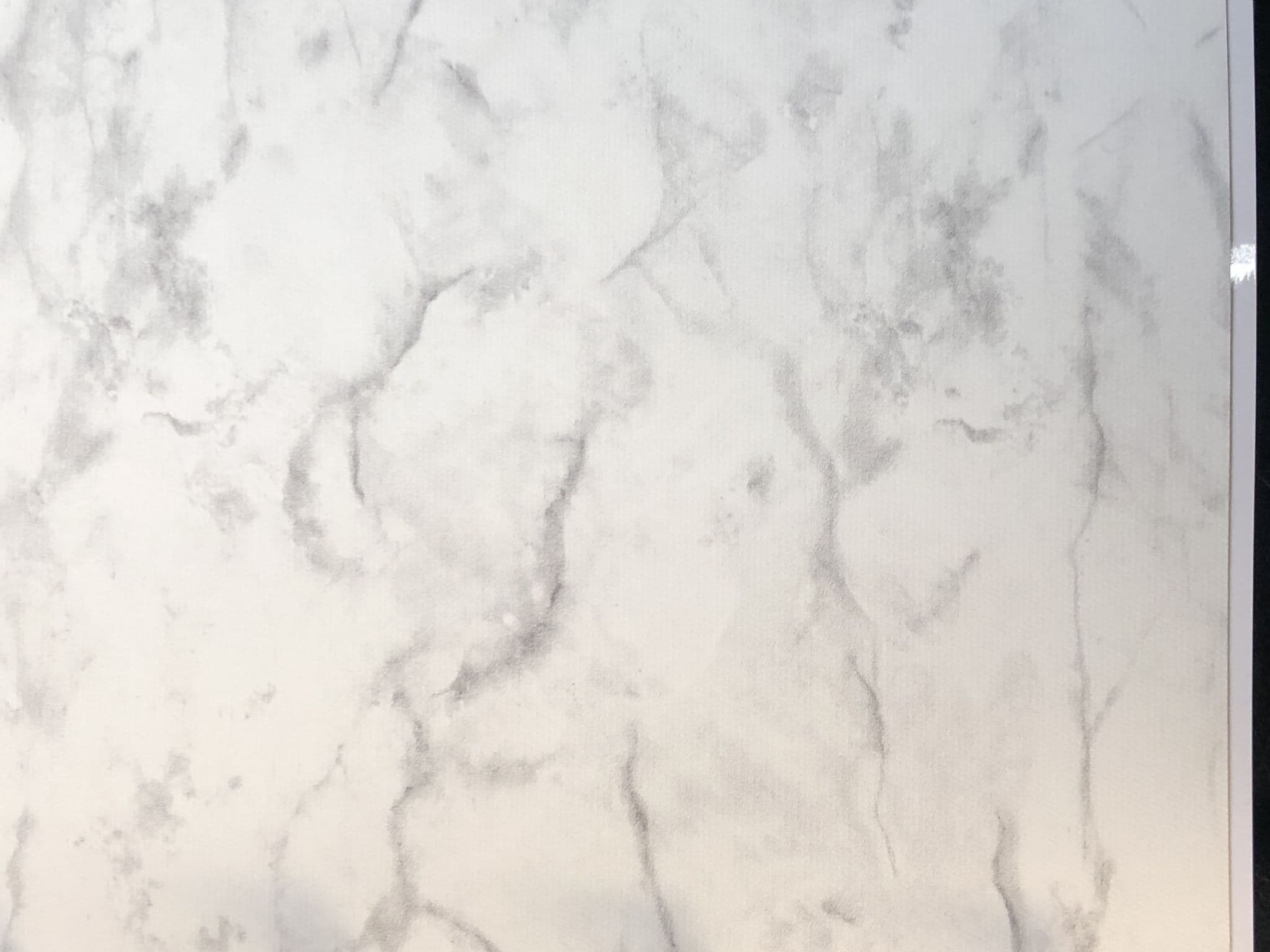 PVC Marble Patterned in Marble Silver Elite Roller Blind