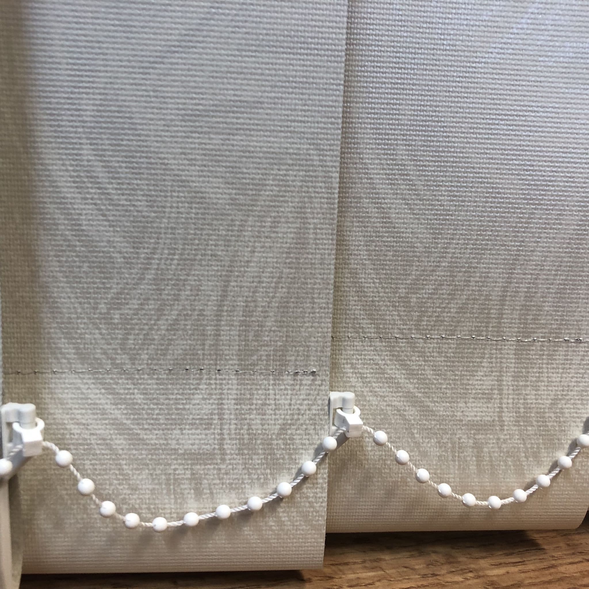 Replacement louvres /slats for vertical blinds 3.5" (89mm) PVC Samba Frost BLACKOUT